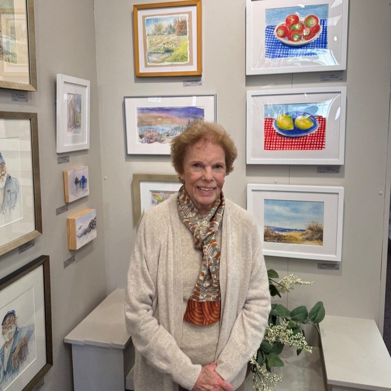 Spring Bull Gallery has their new Small Works show up from now until Dec 31, 12-5pm. I have 3 pieces in it (shown at right in my pic). All works for sale- deck the walls!