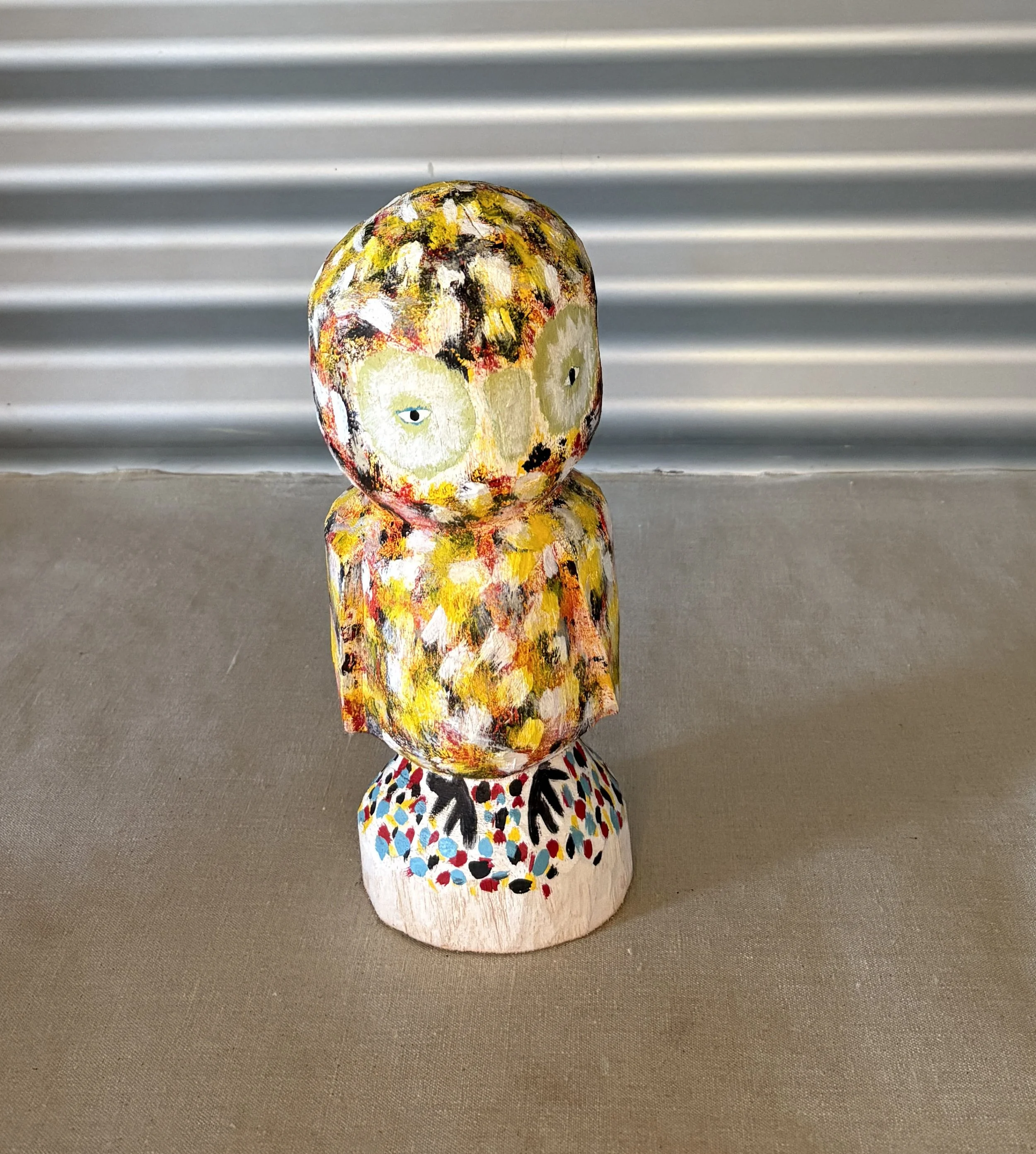 Yellow White Owl