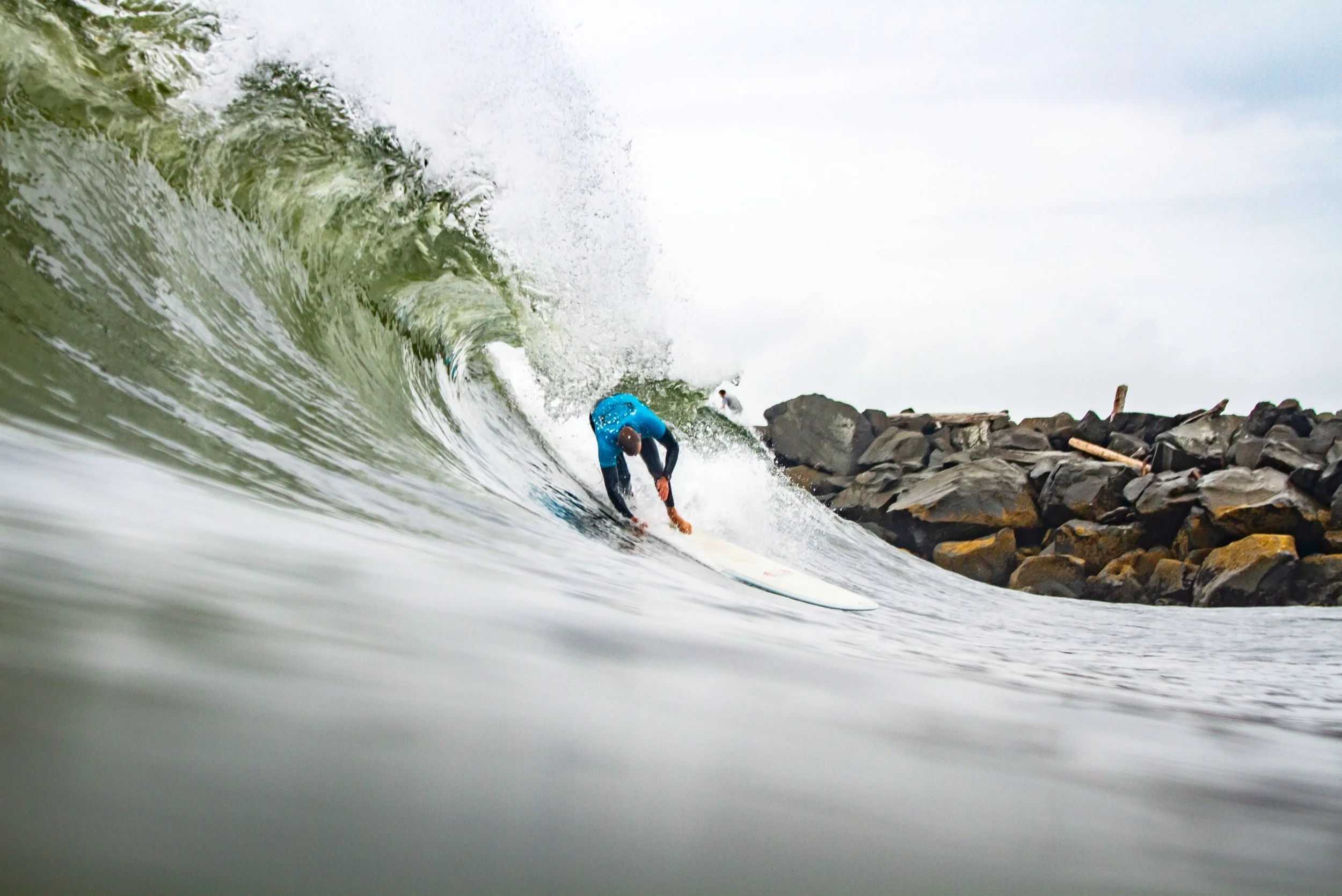 CORY LOOK OUT! The wave blocked my view so I couldn&rsquo;t see if he fell off. I&rsquo;m going to assume he nailed it and scored a 10! @thesurfshopwestportwa 

I&rsquo;m feeling mostly recovered from the weekend, I managed to do six hours of water t