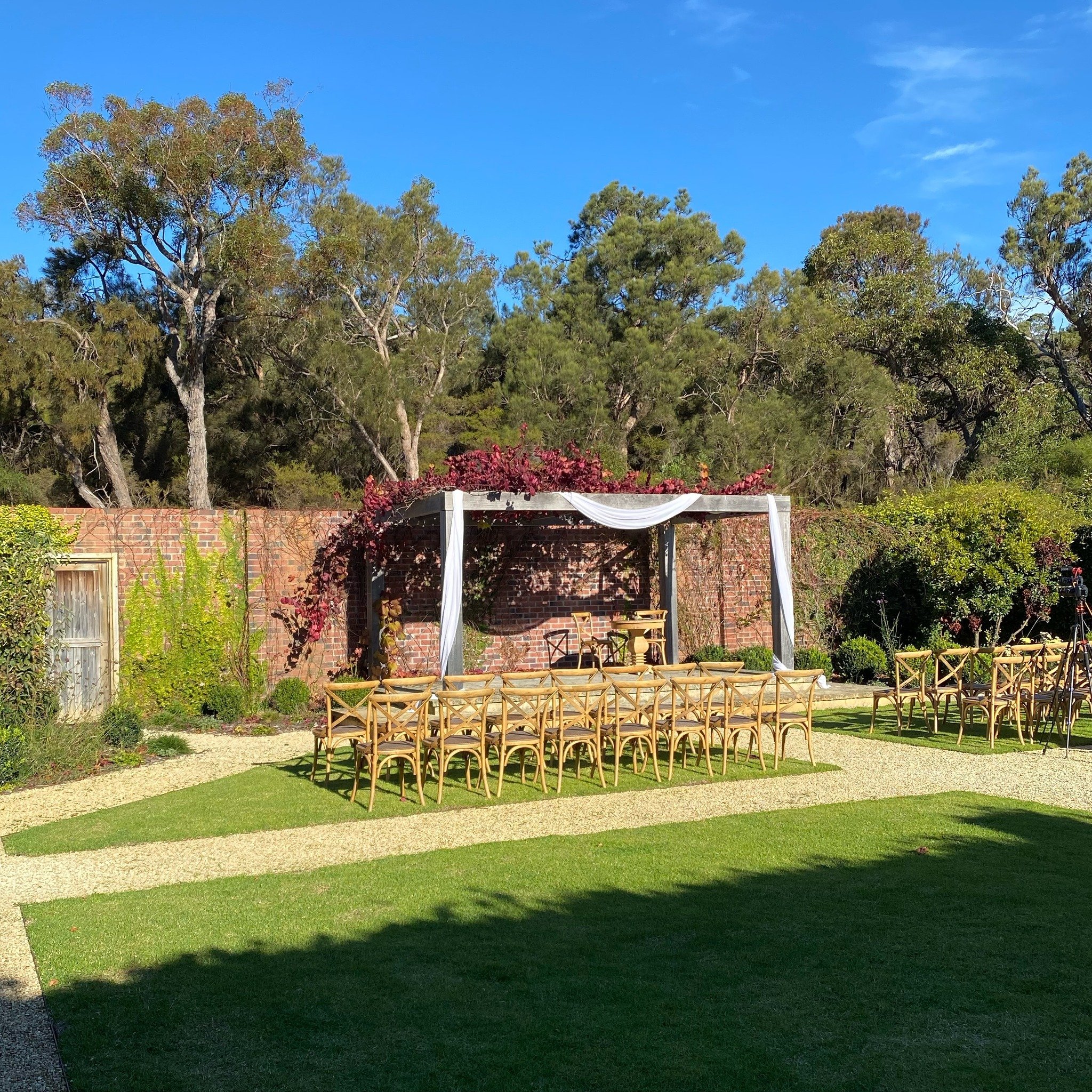 Stunning day for a wedding at @the_gardens_at_bullimah. We can&rsquo;t believe we are still having days like this!