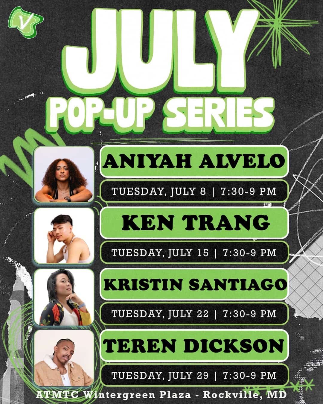 Vessel JULY Pop Up Series