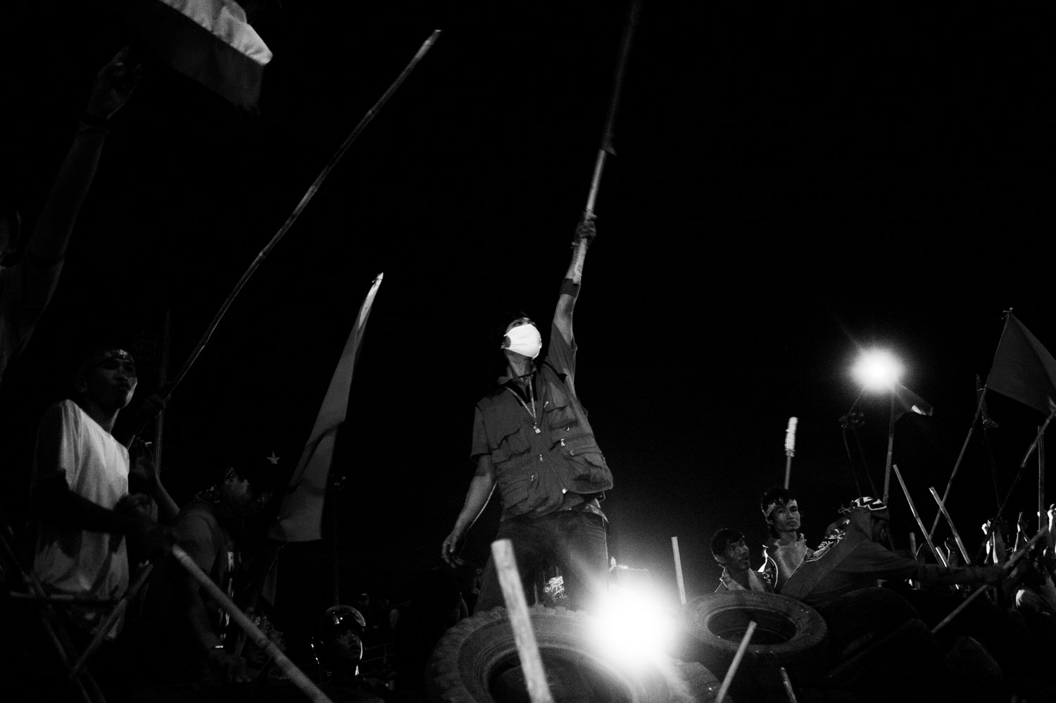 Thailand. Bangkok. Red Shirts uprising. 2010.