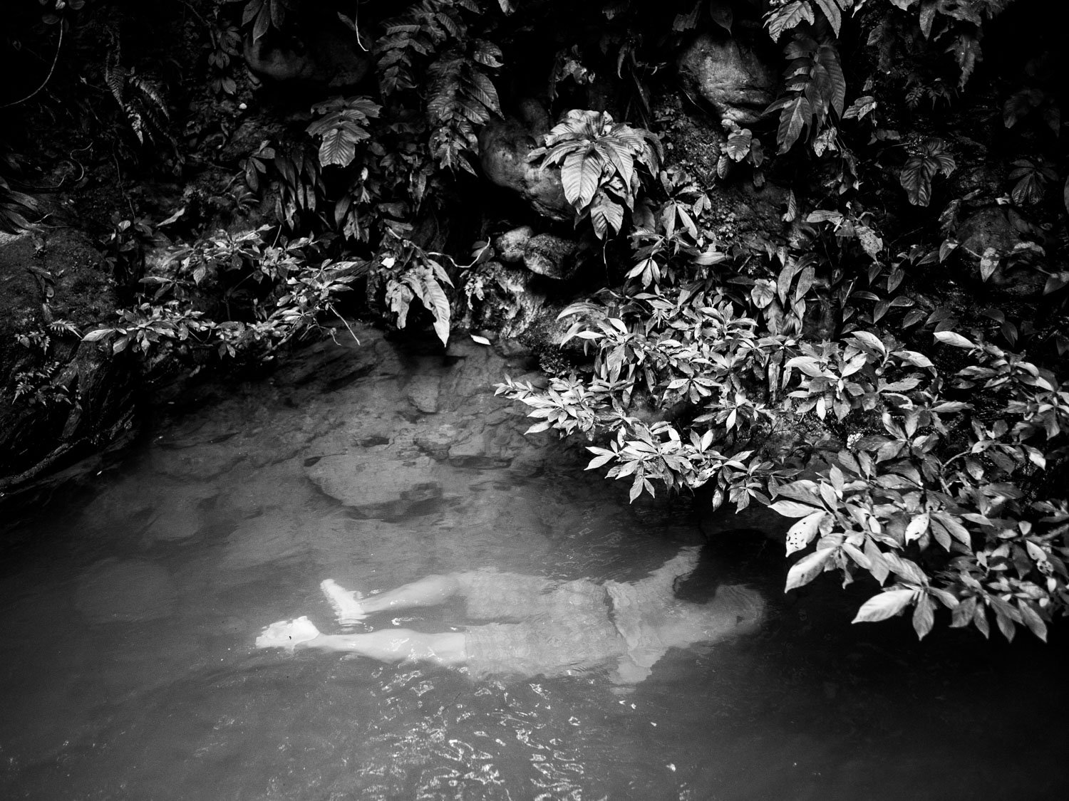 Malaysia. Sarawak province. Penan tribe settlement. 2011.