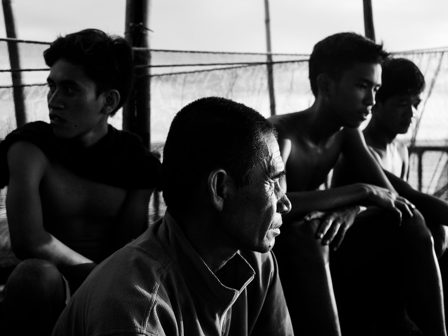 Philippines. Negros Occidental. Silay City. Fishermen. 2017.