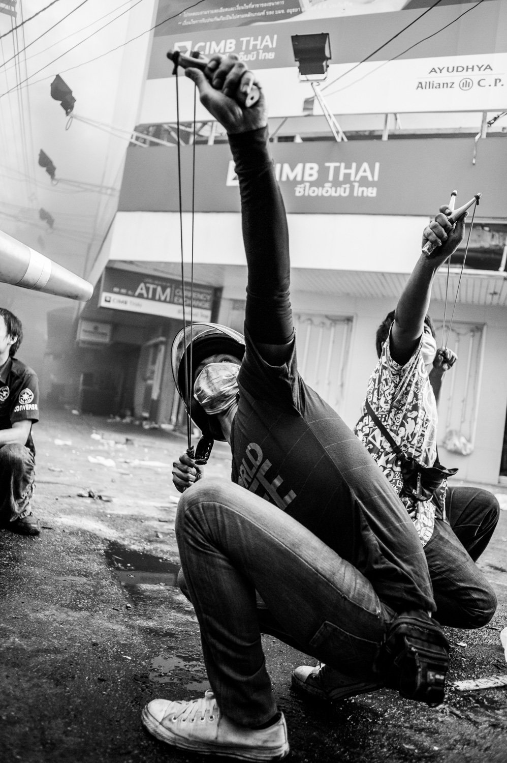 Thailand. Bangkok. Red Shirts uprising. 2010.