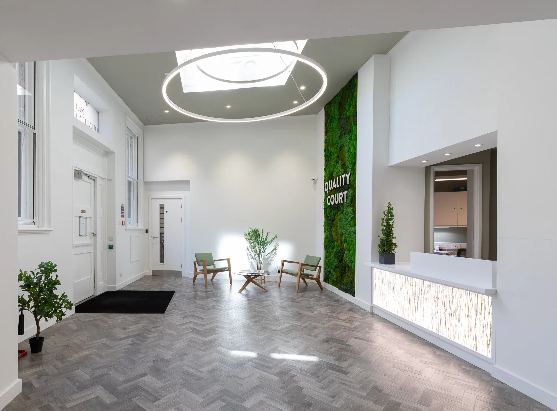 Completed commercial office refurbishment