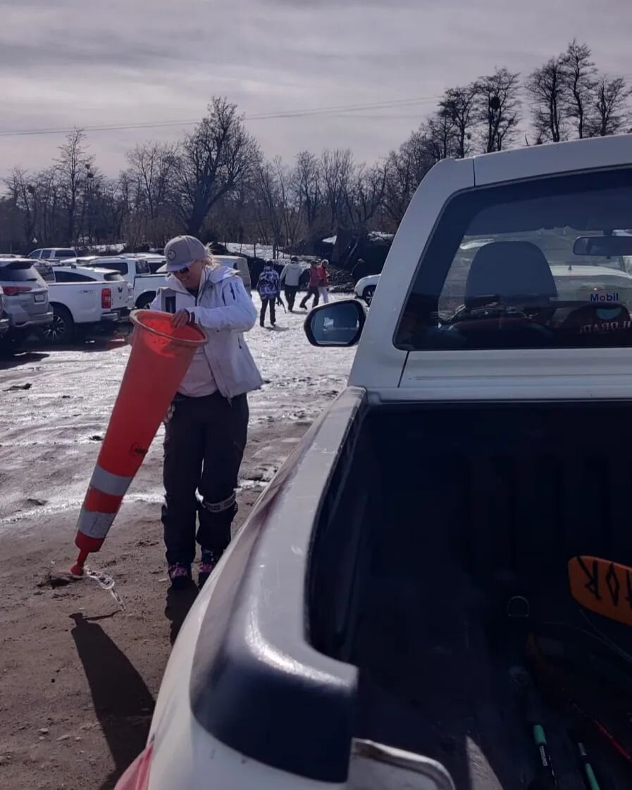 sometimes cones have to be moved to park my big trucks bum...
#creativeparking #chapelco #shouldikeepit? #skiargentina