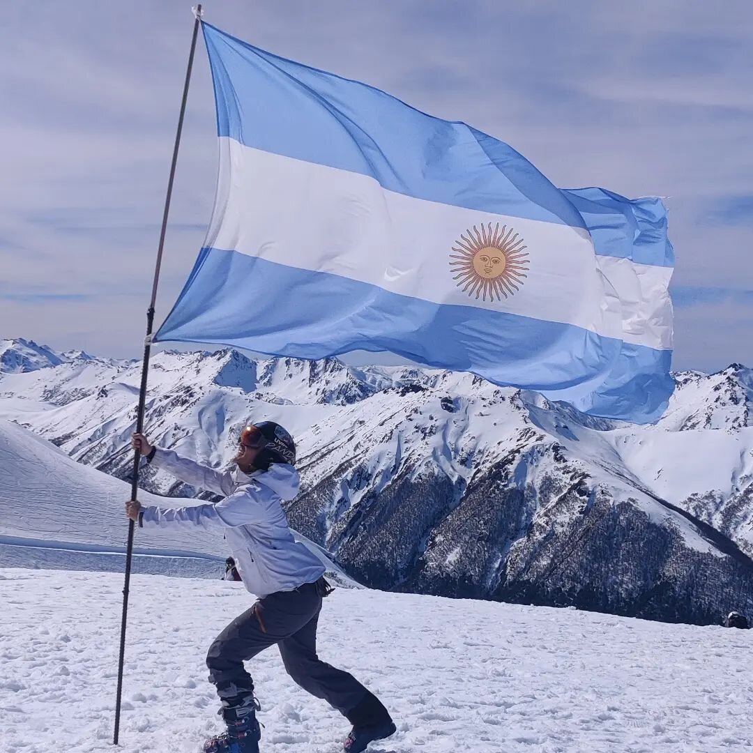 don't cry for me argentina....we'll be back. 

#skisouthamerica #theviewsarebeyond #flag