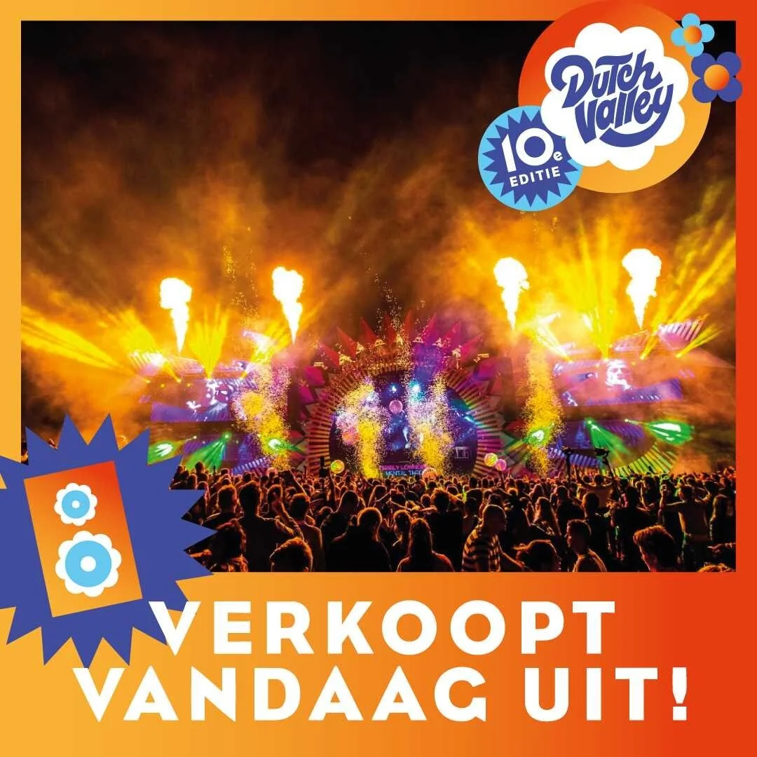 🚨 HET IS NU OF NOOIT❗

Lieve Dutchies, ergens vandaag (zondag) verkoopt Dutch Valley 2021 he-le-maal uit. Dit is je allerlaatste kans om er bij te zijn! 

Dutch Valley 2021 gaat gegarandeerd door, zonder capaciteitsbeperking of 1,5m afstand. Gewoon ouderwets lekker uit de dak in je grootste feestvallei van Nederland! 

🎫  www.dutchvalleyfestival.nl/tickets