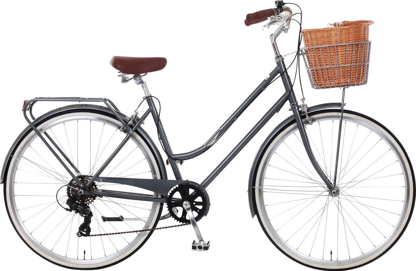 New bikes in! We have two elegant Dawes Duchess Ladies Town bikes. Perfect for cruising the Southwold streets with a bottle of wine in the basket. 

Size: 17&quot; &amp; 19&quot; Frame
Extras: Rattan basket, steel frame

&pound;430
 
2 x AVAILABLE

C