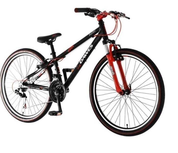 2 X AVAILABLE
Dawes Bullet 26&quot; wheel 
13&quot; Frame 
Front Hydraulic Suspension
Shimano EZ Fire gear shifter

Suitable for age 9+

&pound;339.00