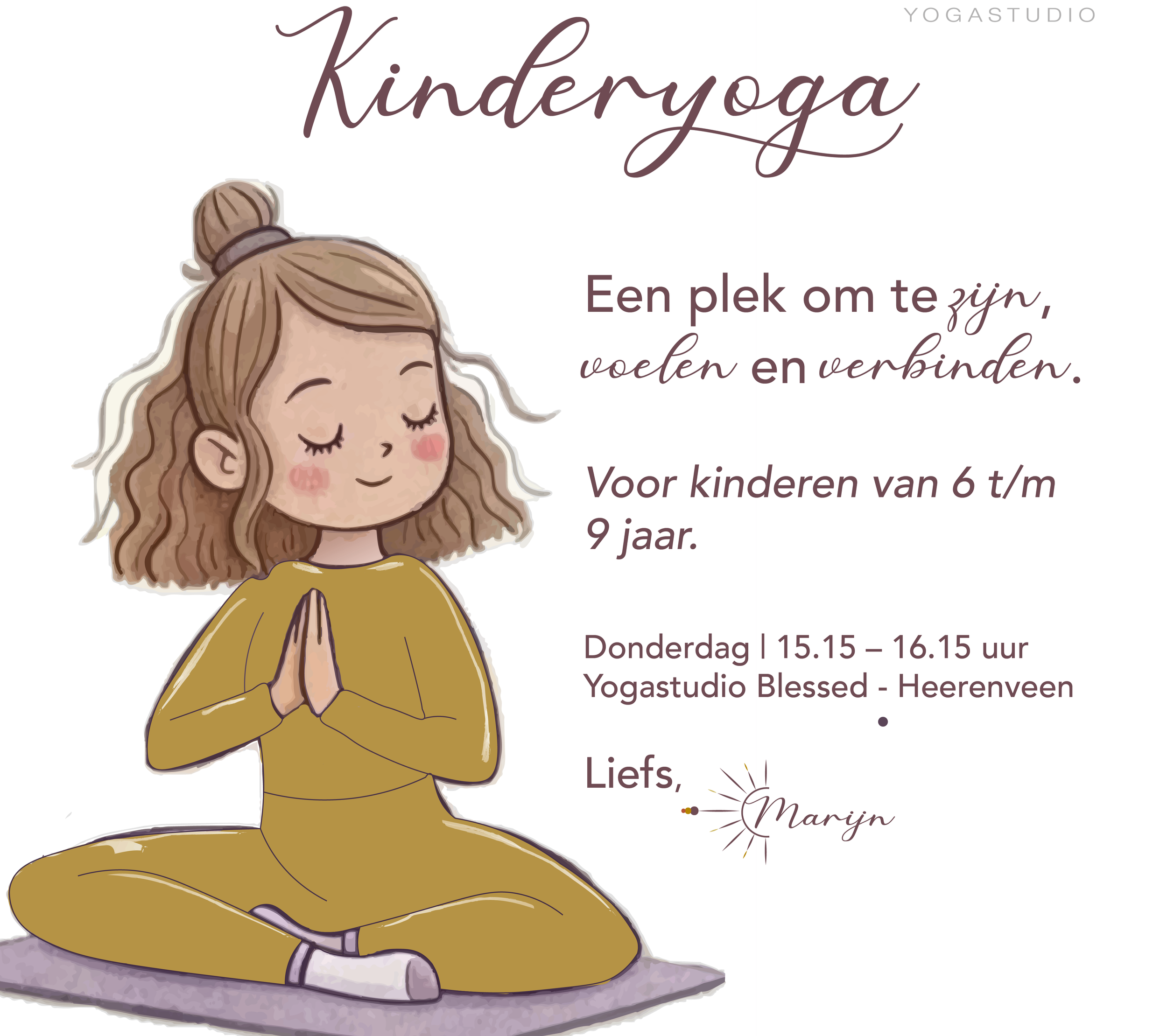 De voordelen van kinderyoga: een plek waar een kind zichzelf mag zijn