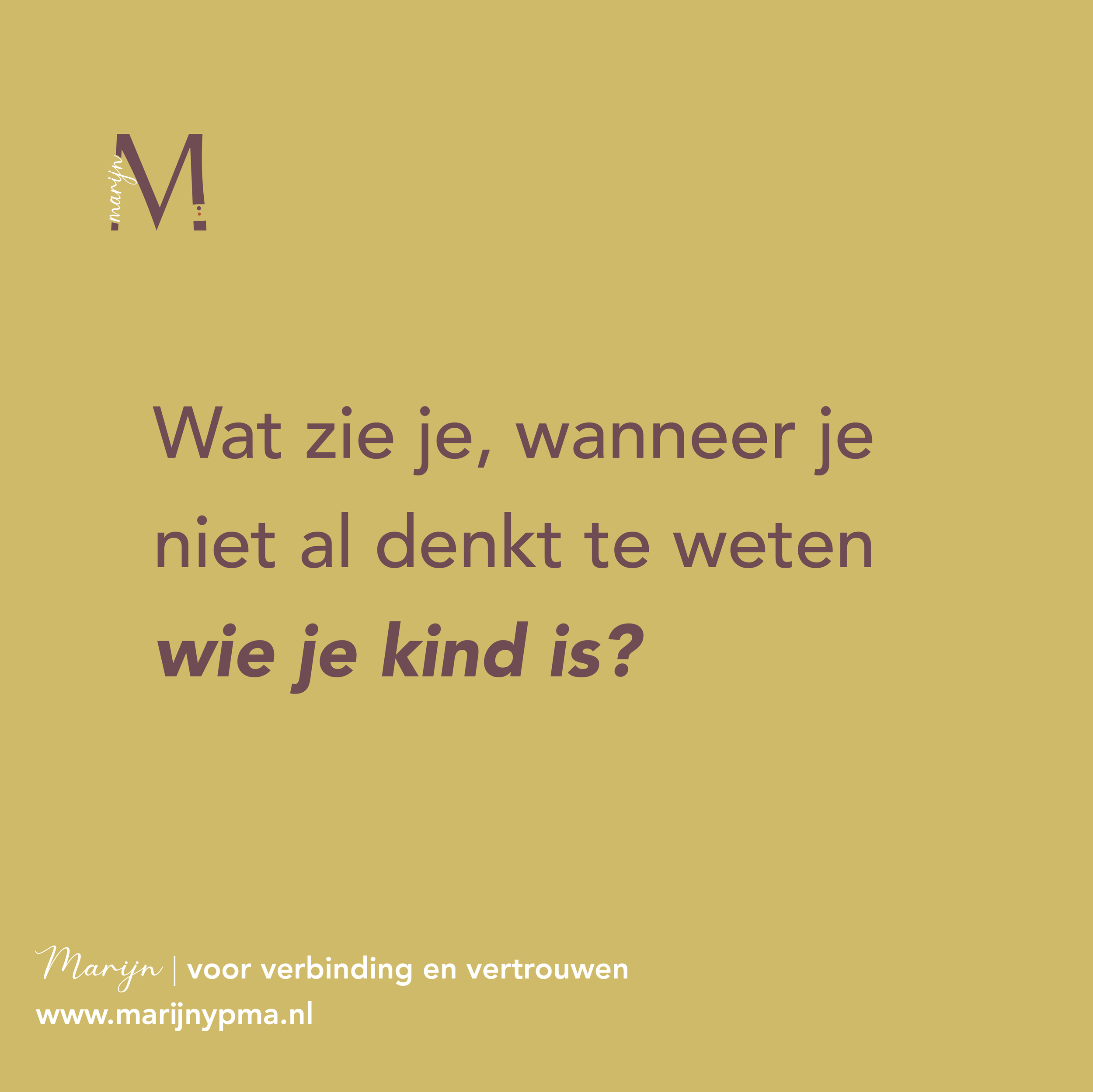 Je kind is geen onbeschreven blad