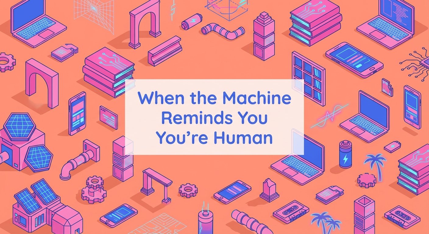 When the Machine Reminds You You’re Human