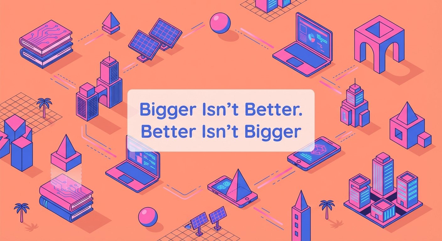 Bigger Isn’t Better. Better Isn’t Bigger