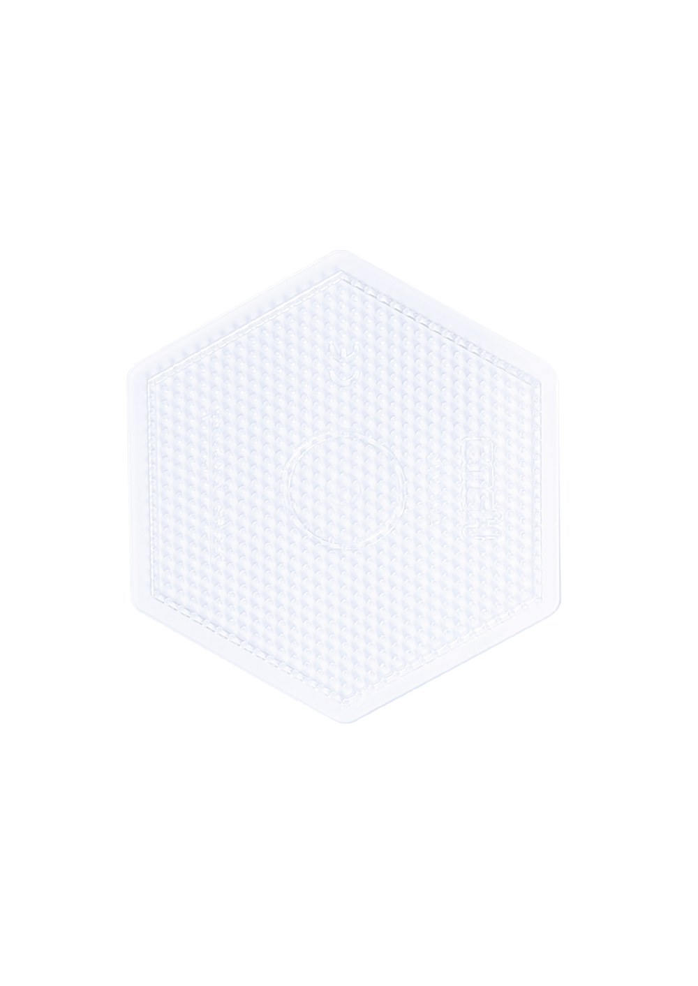 HAMA© Stor transparent sekskantet stiftplade