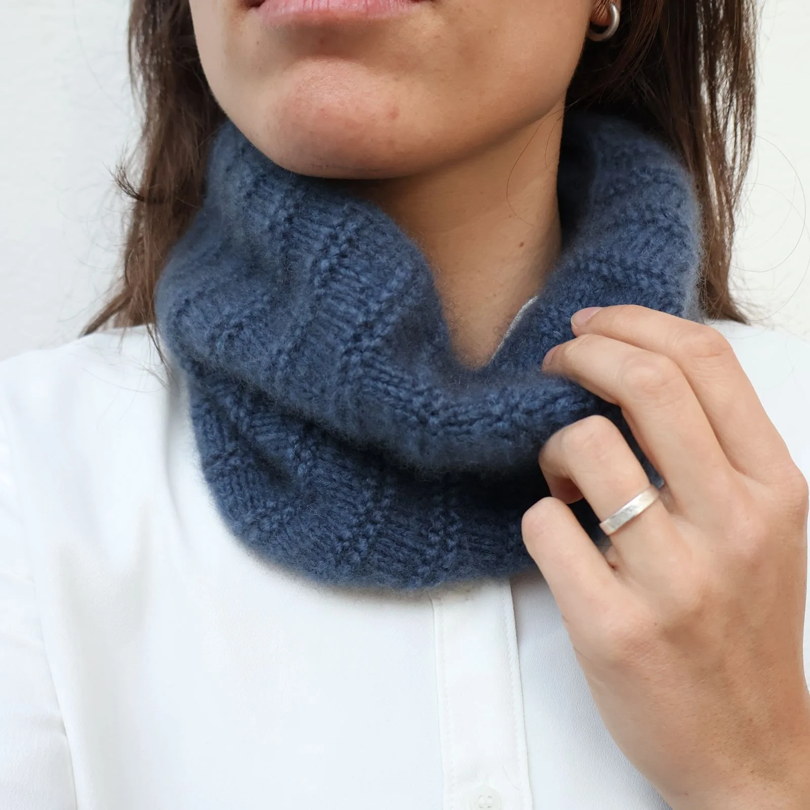 Rundschal Loop Cashmere light von Nitiknitti