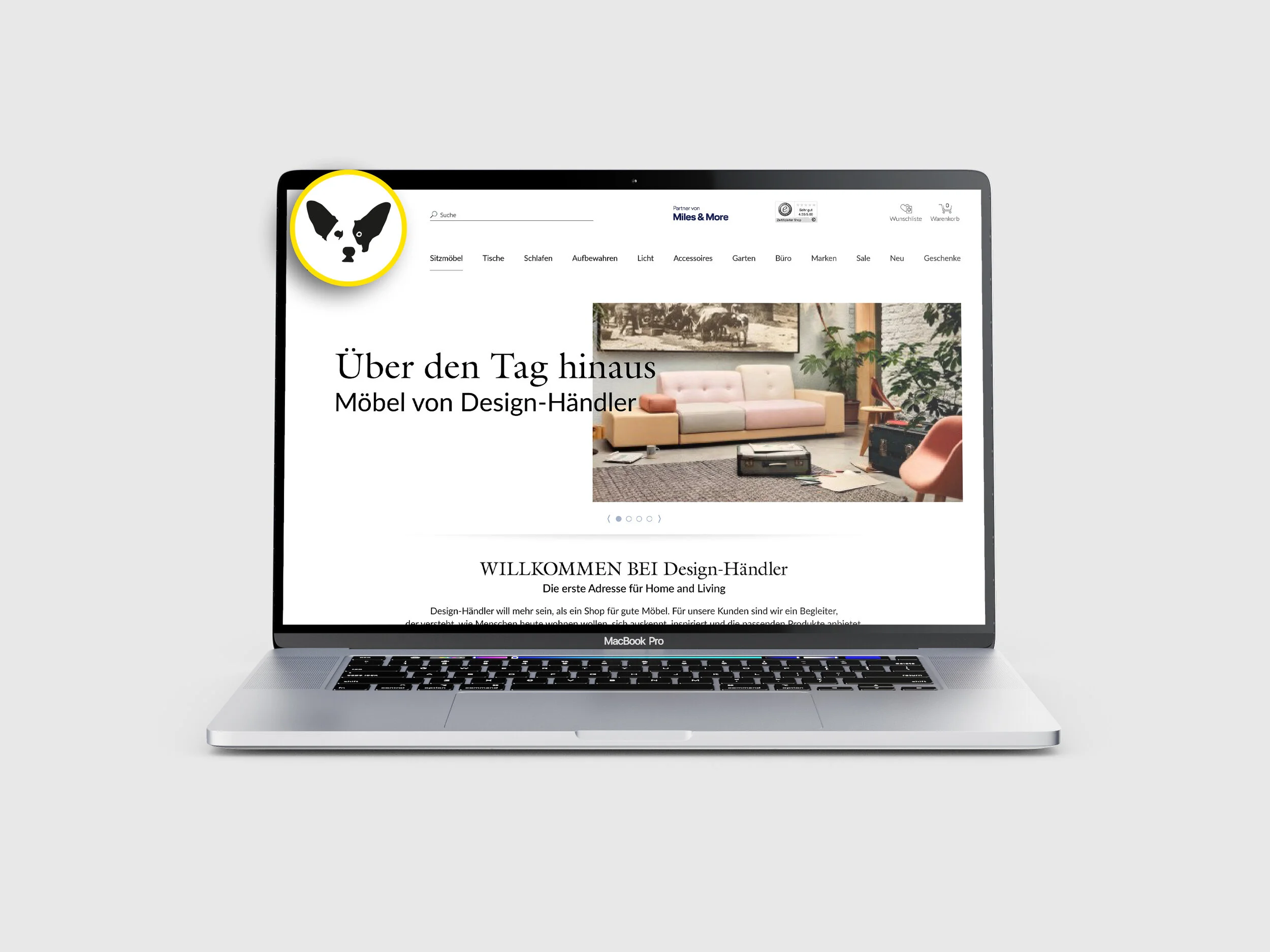 Ausgangspunkt war die Überarbeitung der Website. Navigation, Struktur und UX wurden neu erdacht und an das Konzept angepasst.