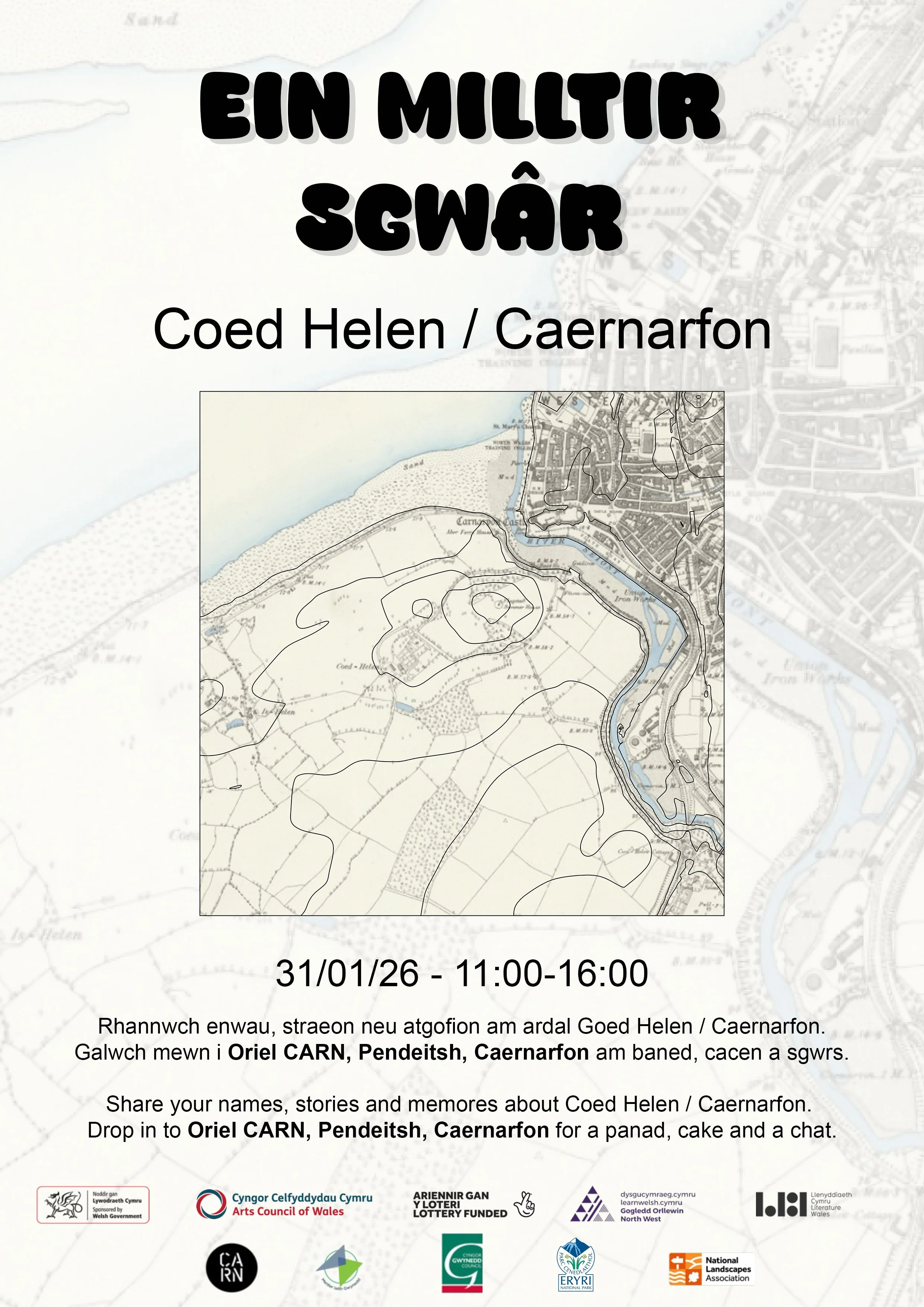 EIN MILLTIR SGWÂR: Sesiwn galw mewn | Drop in session