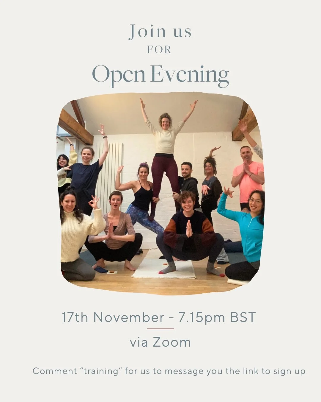 That&rsquo;s right! Our Vinyasa &amp; Yin 200hr Teacher Training is open for booking and we&rsquo;re already almost halfway full!

Join us for our open evening to get your questions answered and decide if the course is right for you 🤩

Comment &ldqu