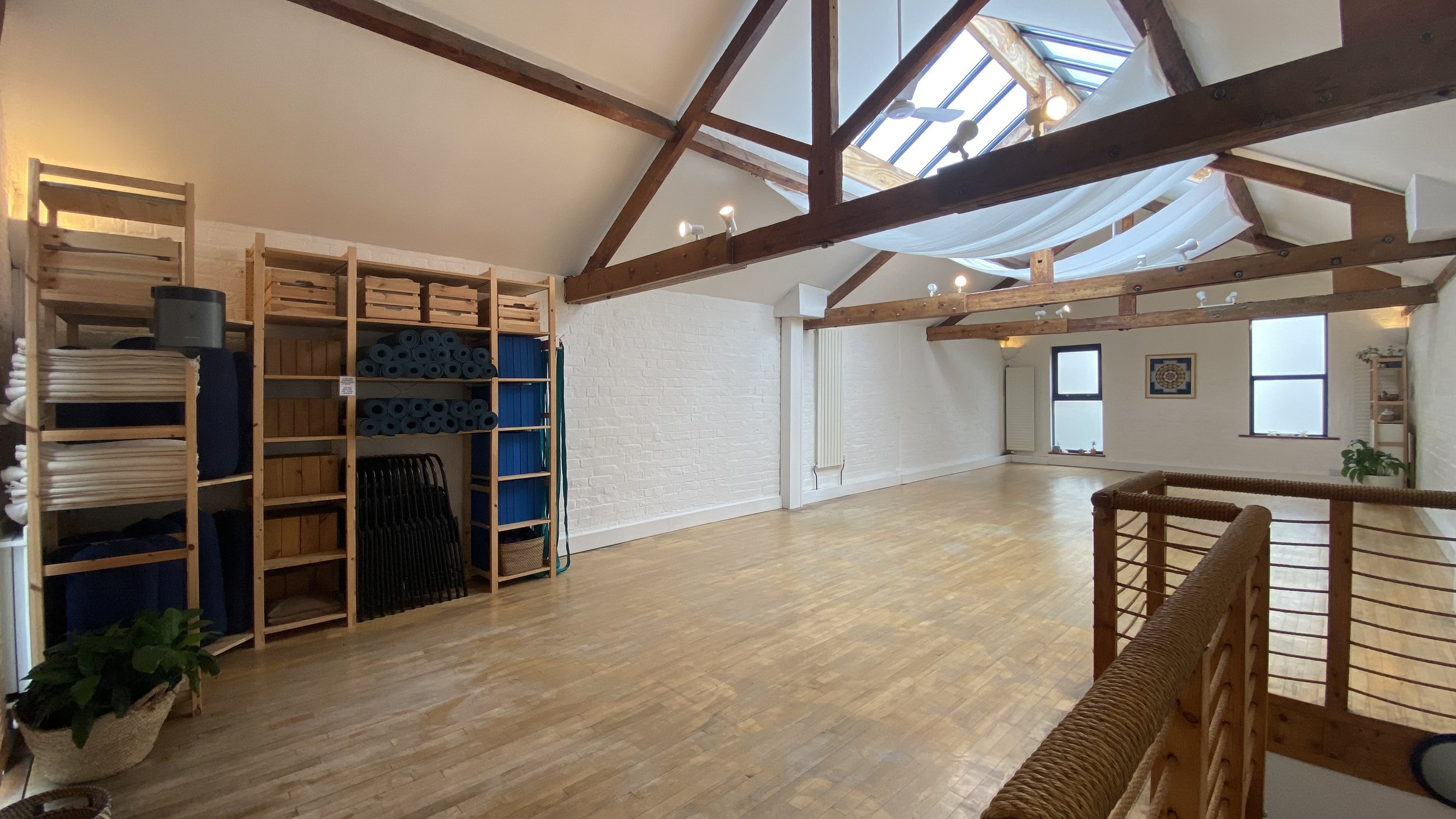 Full studio and skylights