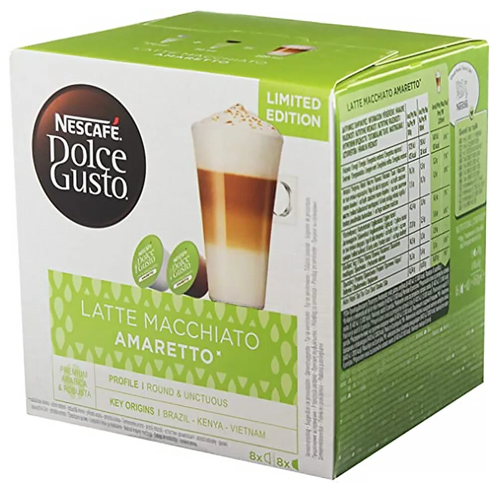 Dolce Gusto - Latte Macchiato Amaretto — TheCoffeeMarketLTD