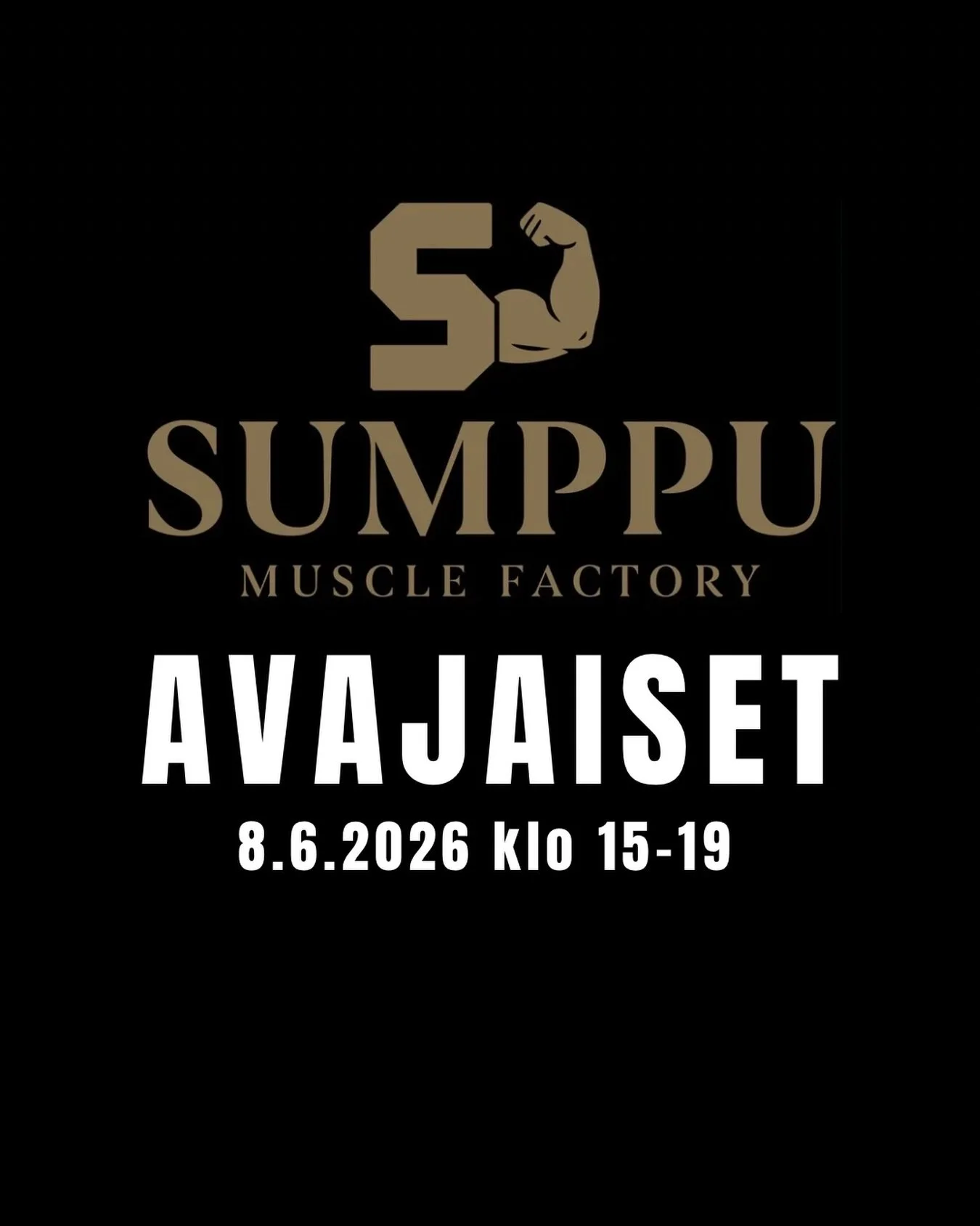 Ovet aukeavat maanantaina klo 15!💥

Tervetuloa tutustumaan veloituksetta ja treenaamaan kanssamme 8.6.2026 klo 15:00-19:00.

Tarjolla on huikeita avajaistarjouksia, kahvia/teet&auml; ja pient&auml; purtavaa! 

Paikalla my&ouml;s personal trainer Sat