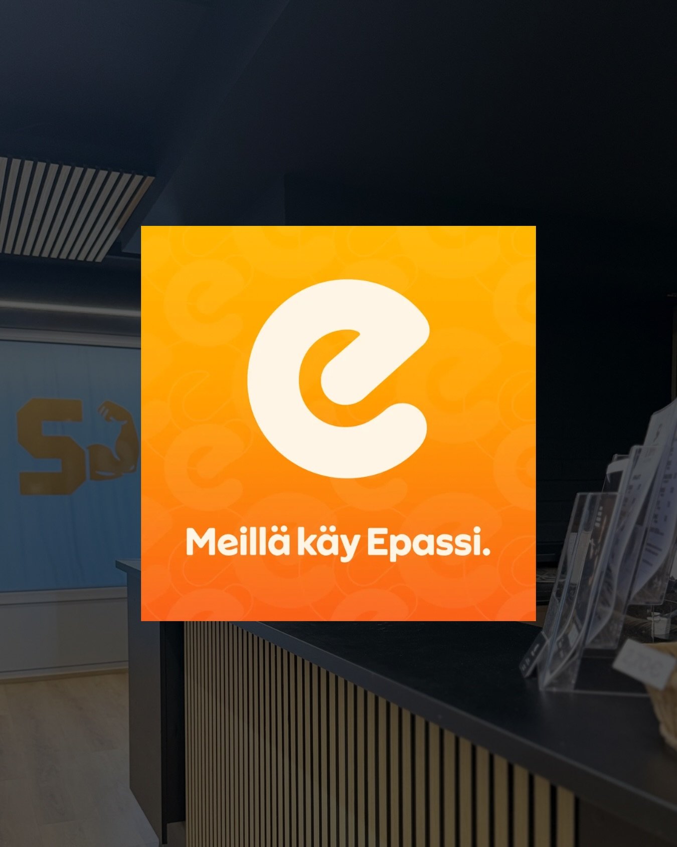 Meill&auml; maksuv&auml;lineen&auml; k&auml;y Epassi - niin verkkokaupassamme kuin paikan p&auml;&auml;ll&auml;! 💪

📲 Lataa Epassi-sovellus, etsi meid&auml;t ja hoida maksu vastaanotossa tai verkkokaupassamme.

Haluatko k&auml;ytt&auml;&auml; Epass