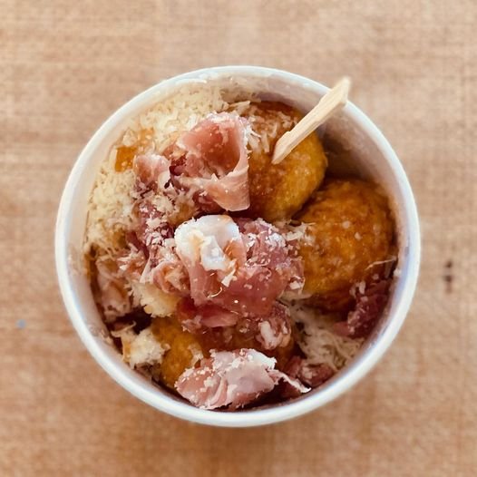 gluten free danish pancakes with various topping choices