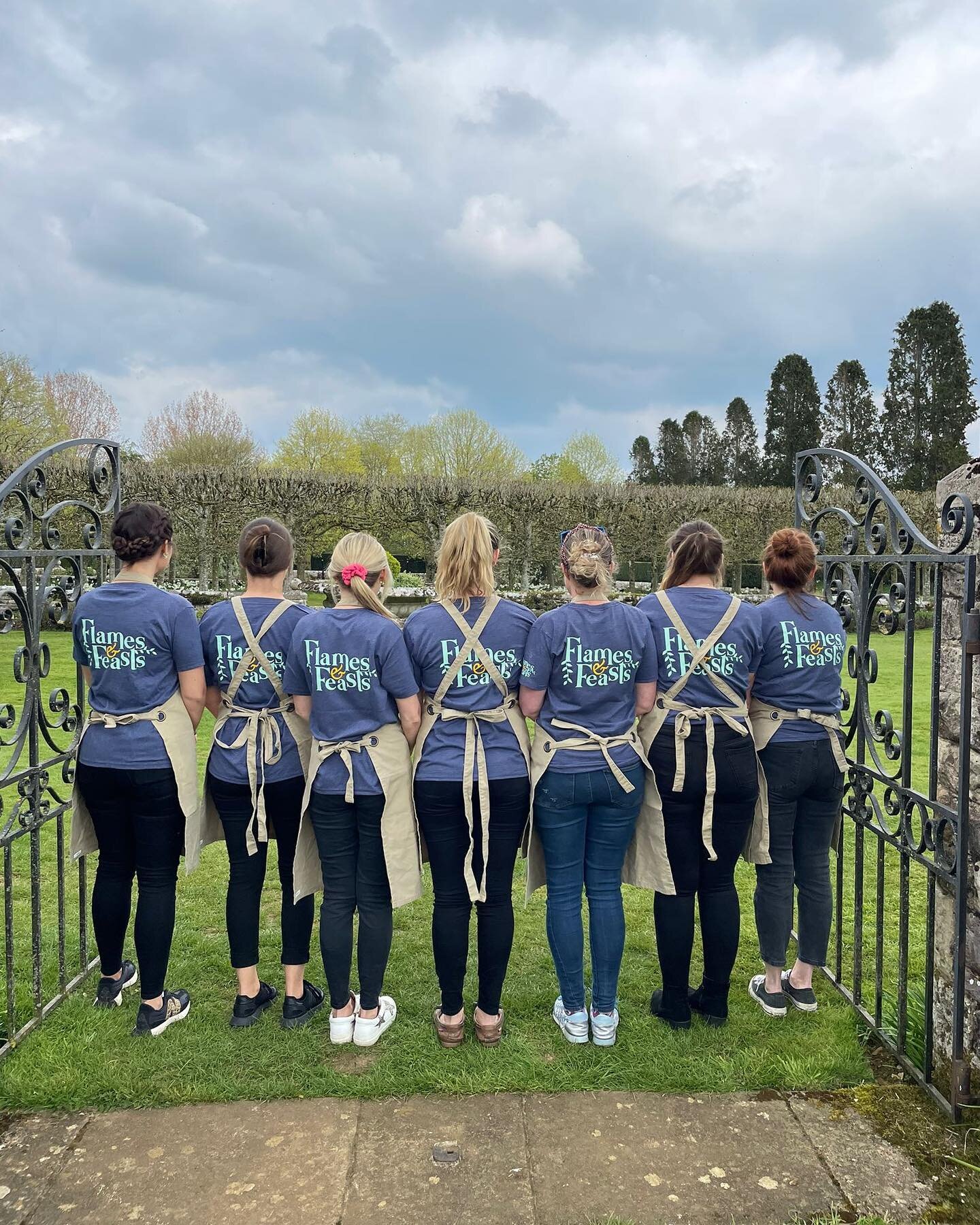 Totally in LOVE with my new branding! We did a very special wedding @hinton_st.mary_estate yesterday and it was the perfect place it&rsquo;s first outing! 🔥🌞Thank you so much to my crafty friend @alicerobyn17 for the amazing aprons and my headband 