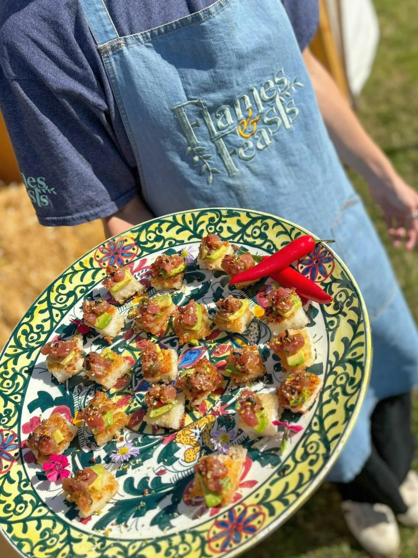 Fresh, vibrant, and full of flavour! 🌶️

Who else loves a beautiful plate that tastes as good as it looks? 

&bull;
&bull;

#canapes #freshfood #freshproduce #localproduce #vibrant #tastesasgoodasitlooks