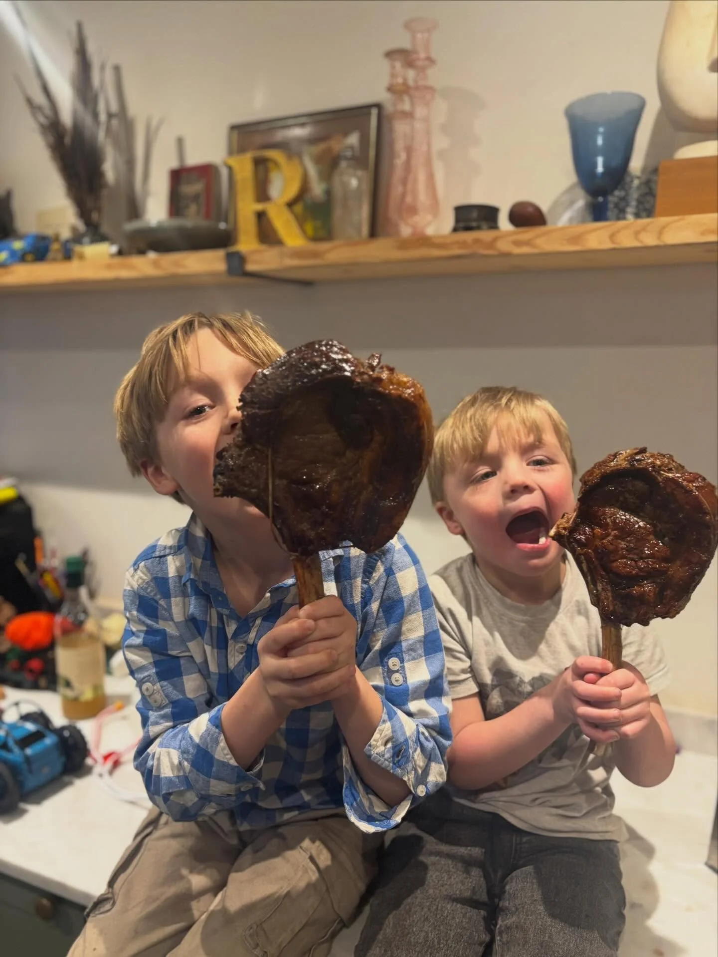 The youngest members of a the Flames &amp; Feasts team are off school this week so we may be slower to reply then usual! Sending sunshine and happy thoughts to all those juggling kids and work this week! #wishusluck