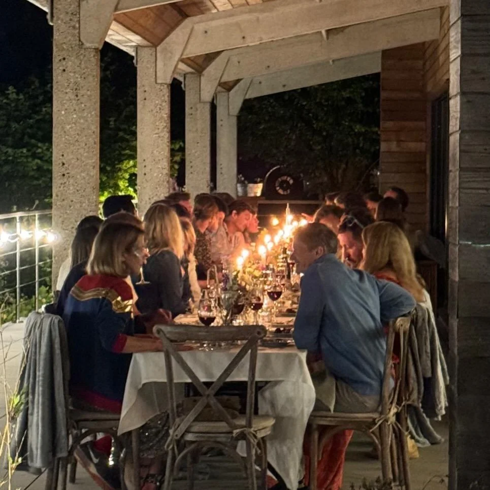 Dining outside under candlelight! Not long now till warm nights 💕 #summerthrowback