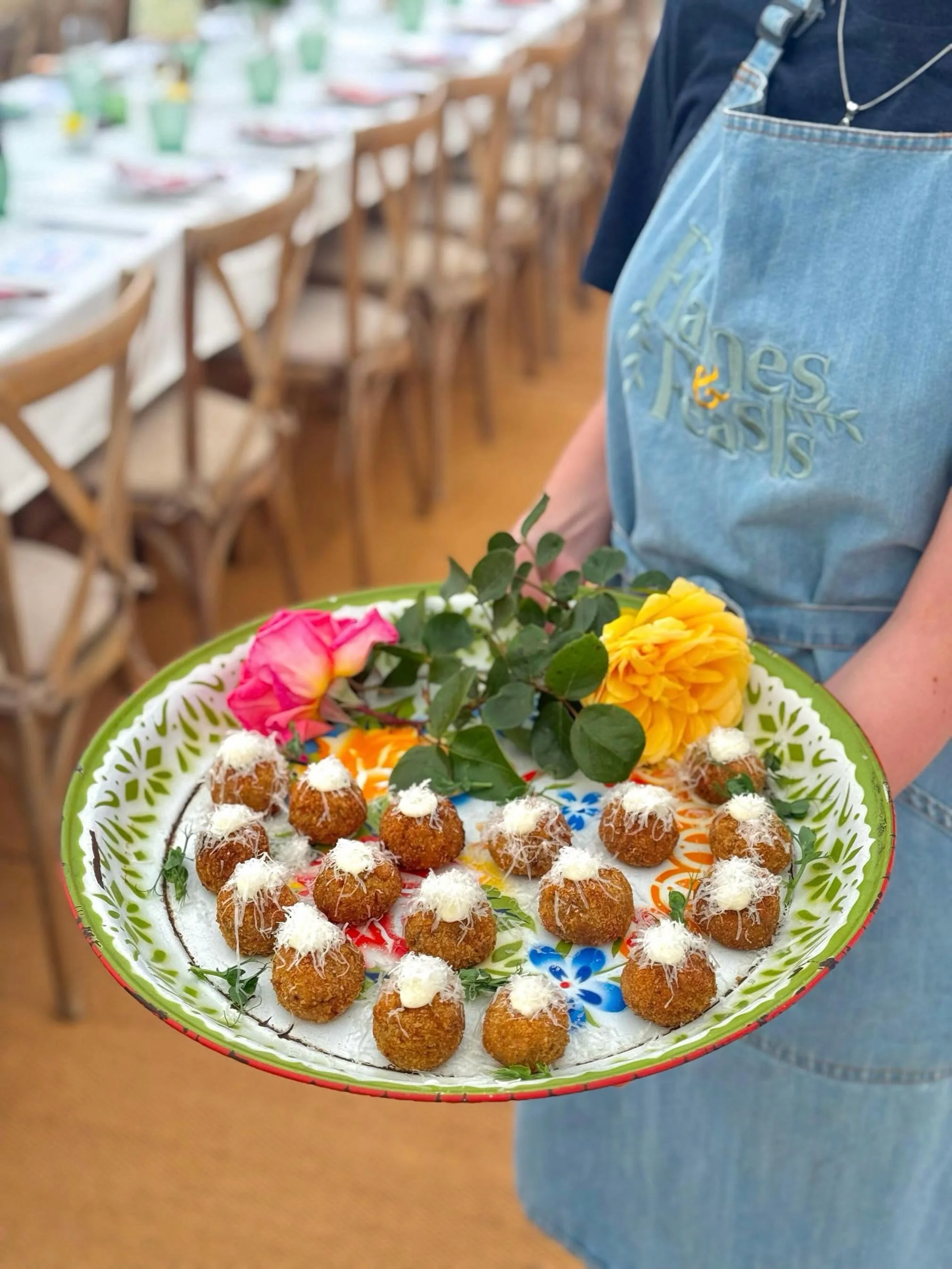 Arancini anyone?! A canap&eacute; favourite here! 🙋🏻&zwj;♀️ 

&bull;
&bull;

#arancini #aranciniballs #canape #favourite #firechef