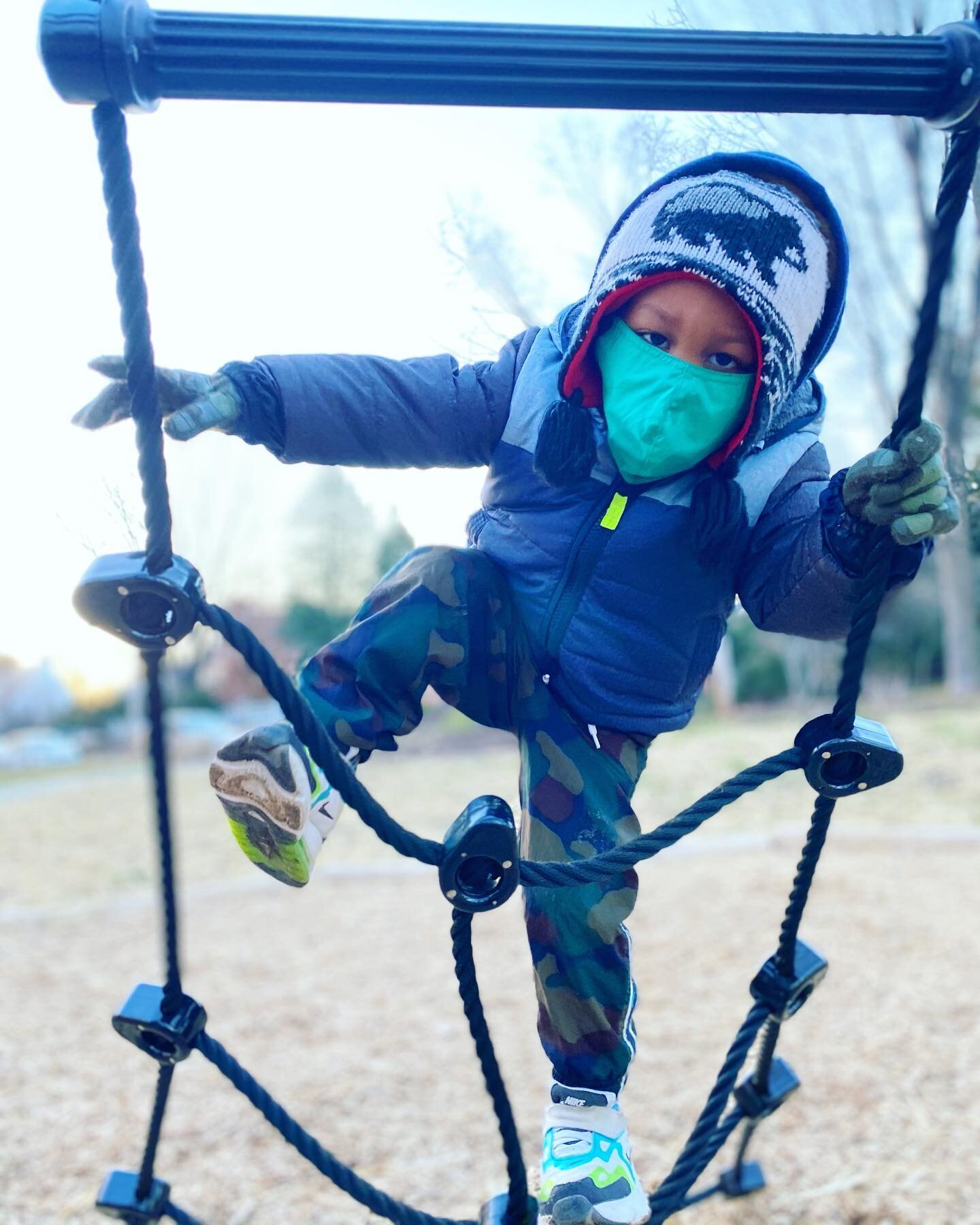 My youngest...he was made for the outdoors. Or maybe the outdoors were made for him.🌳 #DangeRUSS