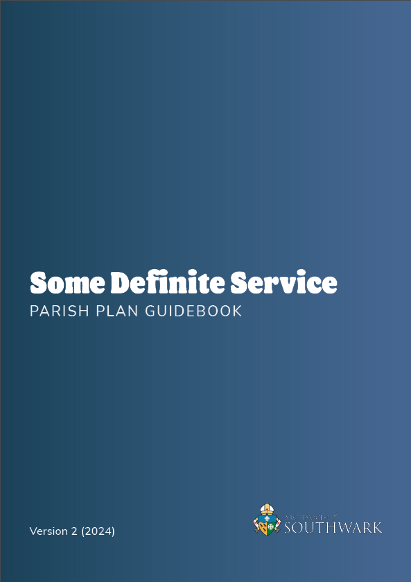 Blue Cover image of the Some Definite Service Manual from the Archdiocese of Southwark