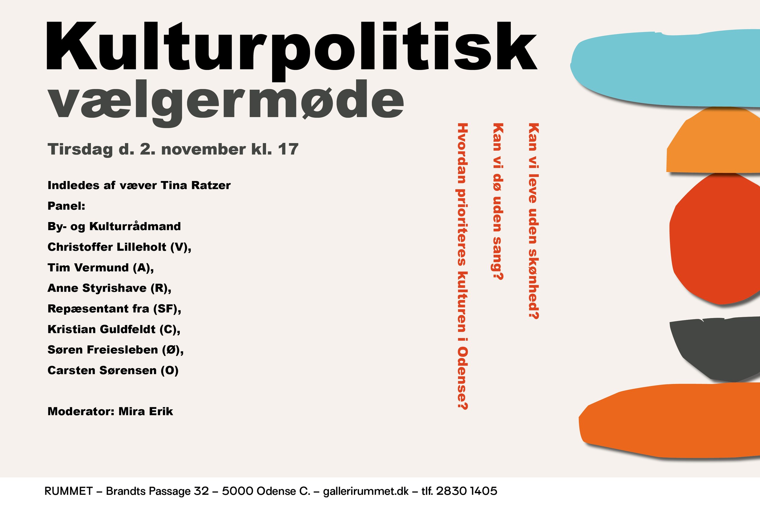 KULTURPOLITISK VÆLGERMØDE - KOMMUNALVALG