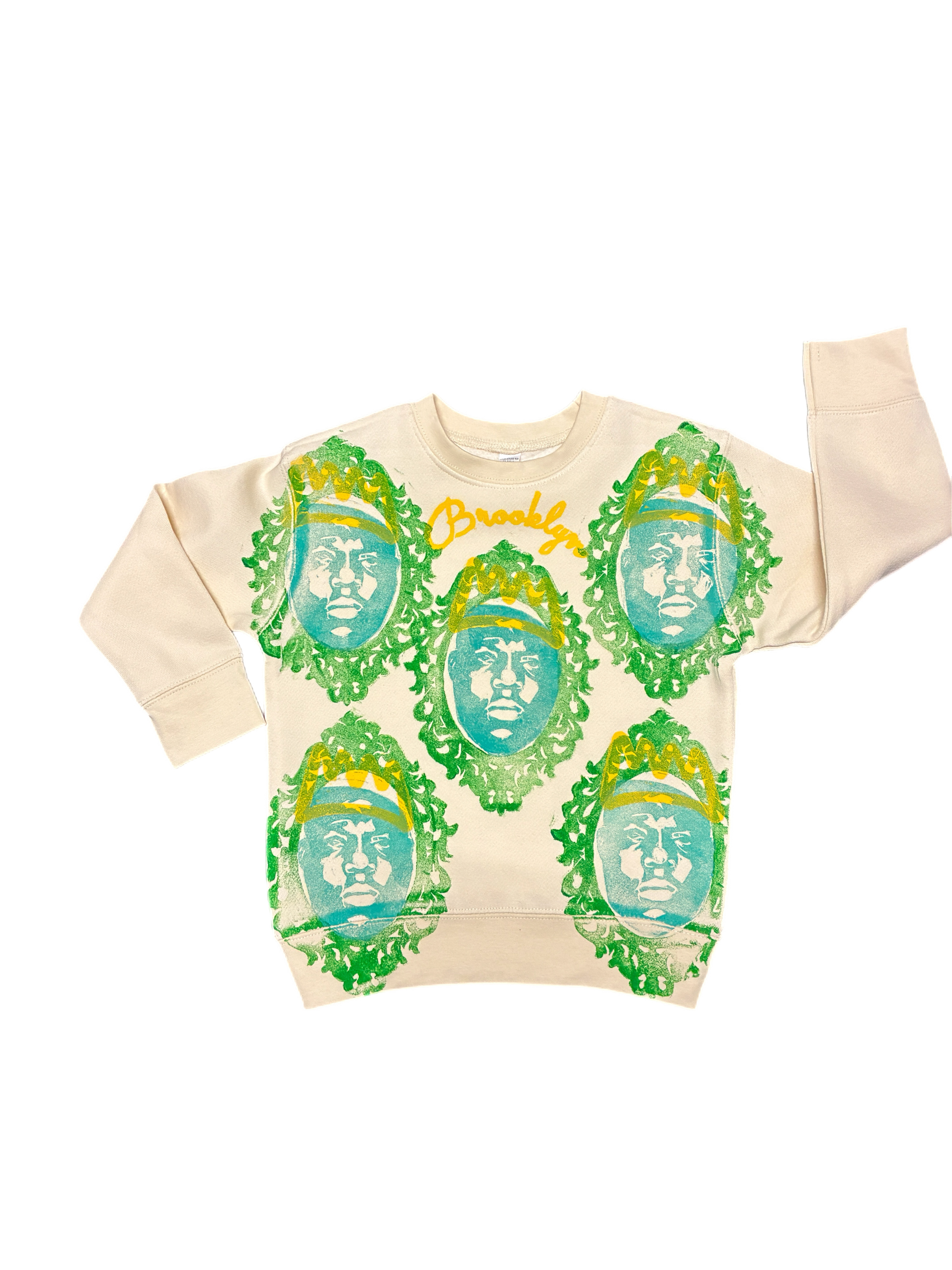 BIG BROOKLYN BROCADE CREWNECK SWEATSHIRT for KIDS