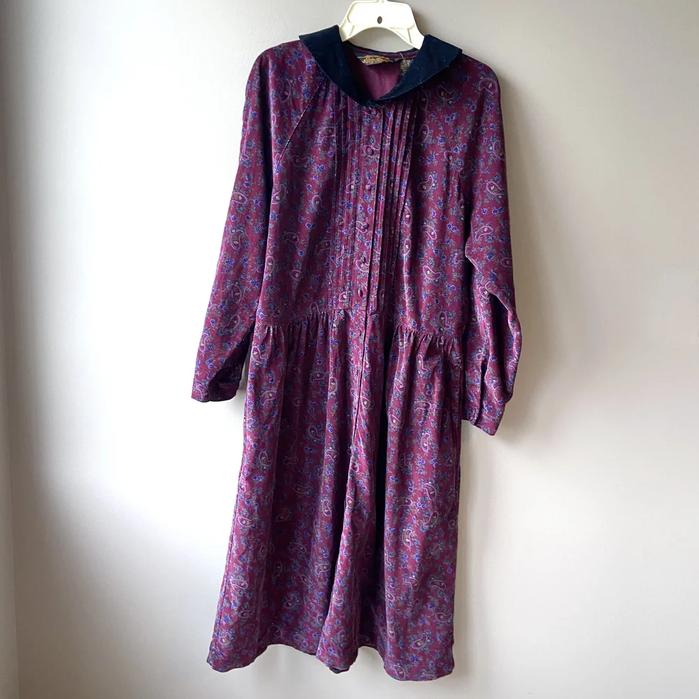 90s corduroy dress Vintage 90s Moda Int'l Corduroy Dress