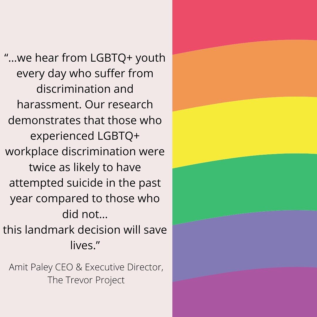 History was made yesterday when the Supreme Court ruled that the federal civil rights law protects LGBTQ+ employees from workplace discrimination. In other words, before Mondays decision, it was legal in more than half the states in the US to fire so
