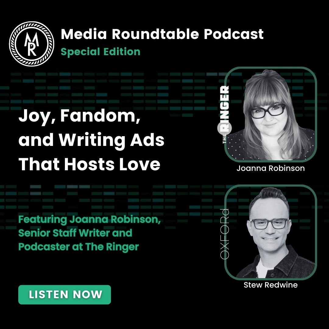 Joy, Fandom, and Writing Ads That Hosts Love with Joanna Robinson