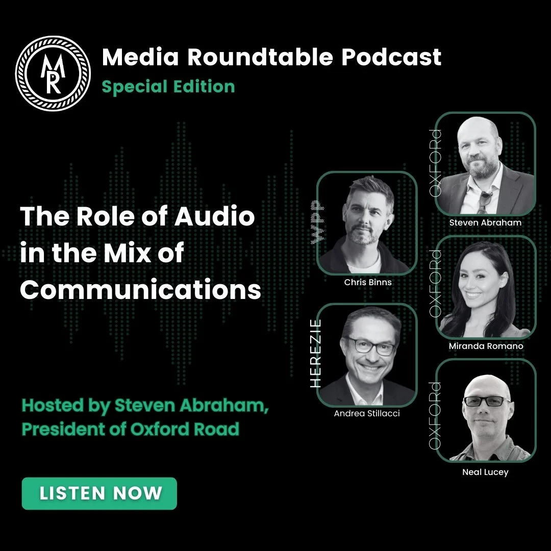 The Role of Audio in the Mix of Communications with Andrea Stillacci and Chris Binns