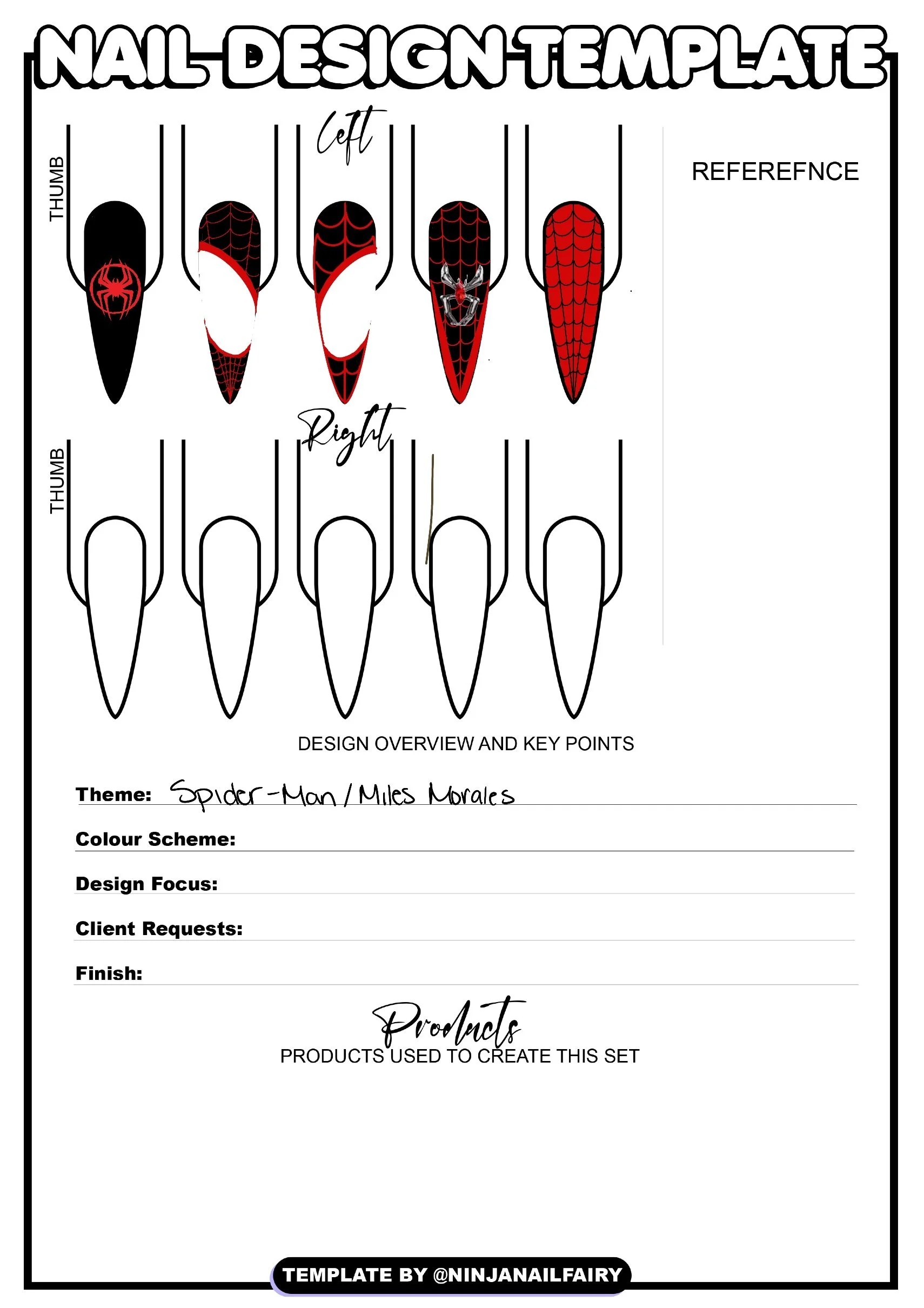 Miles Morales Nails Sketch .jpg