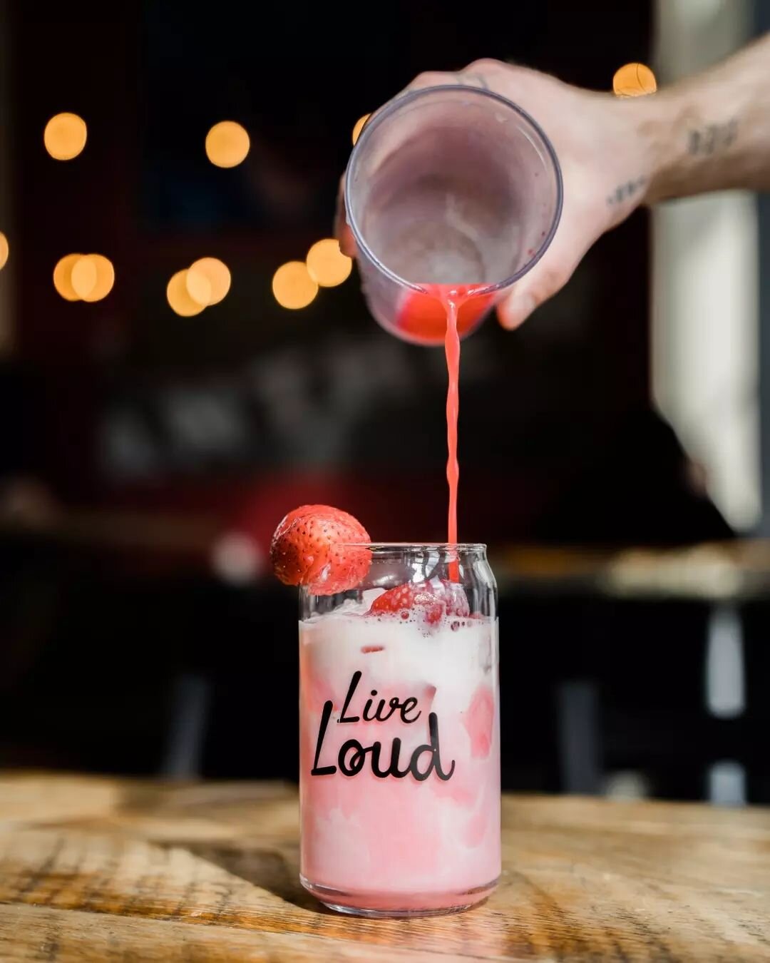 When art and science meet.&nbsp;🍓

What's the wildest drink you've ordered lately?