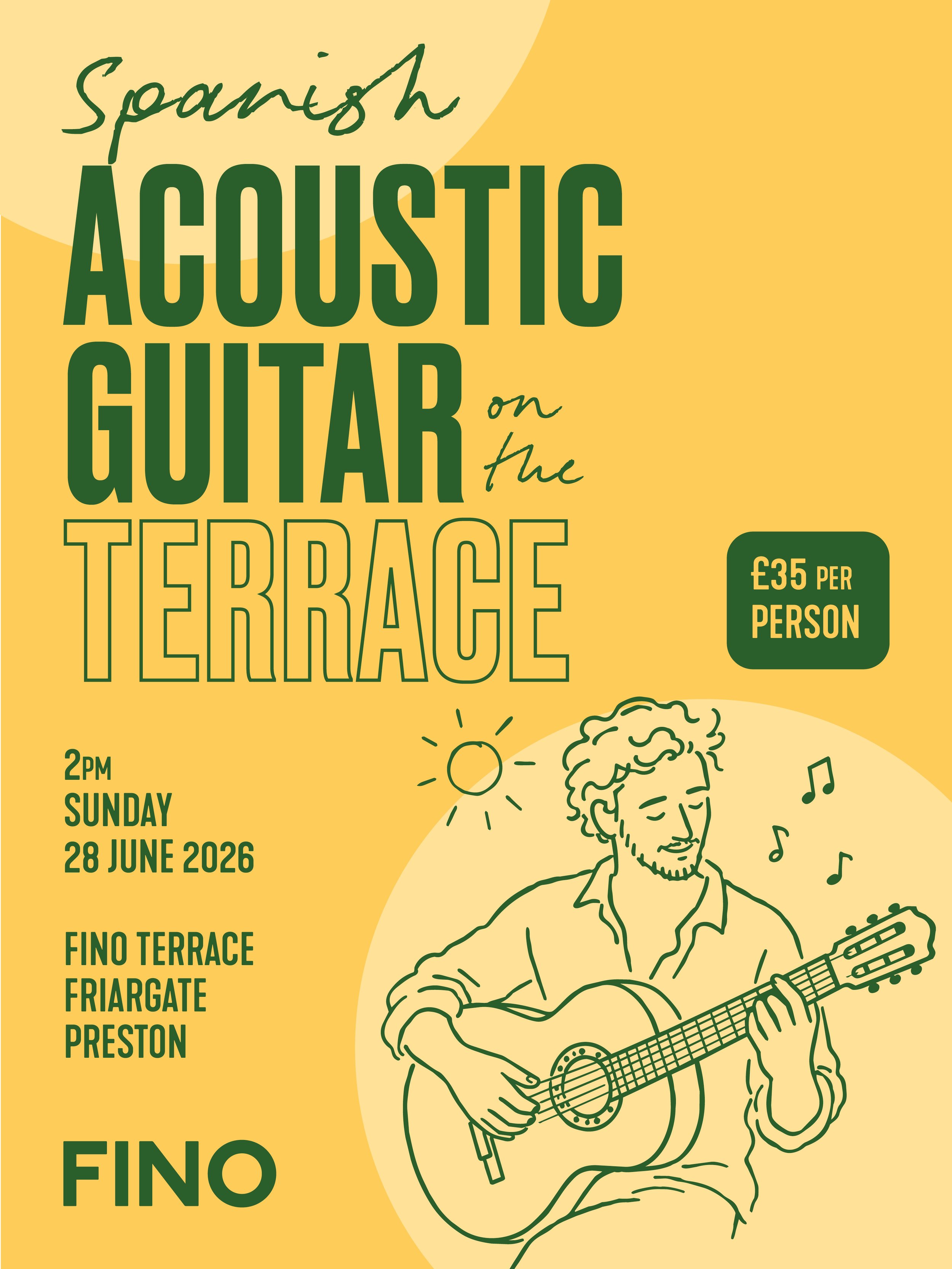 Spanish Acoustic Guitar on the Terrace