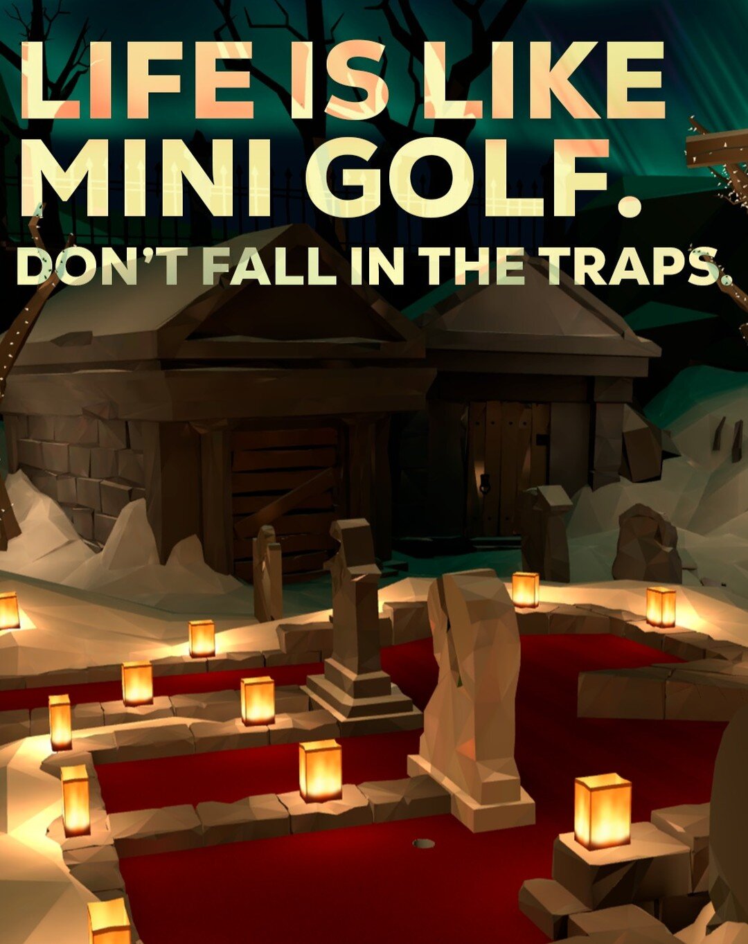 Life is like mini golf. Don&rsquo;t fall in the traps.

#MondayMotivation #MiniMotivations #VR #VRGaming #MiniGolf #Golf #GameDev #WMG #WalkaboutMiniGolf #indiegame #indiegames #gamedev #indiedev #indiegamedev #videogames #video #game #games #gaming 