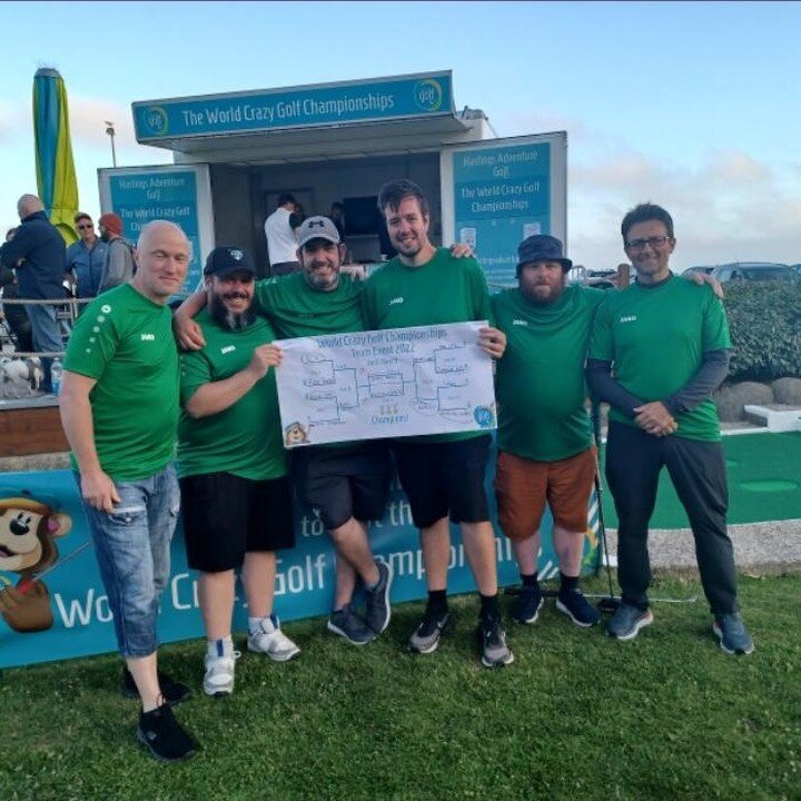 Join us in congratulating the #WalkaboutMiniGolf supported &quot;Bogey Boys&quot; who are the new World Crazy Golf Championships Team Champions!

Great putts out there and thank you for representing our lovely community IRL!

#MiniGolf #Golf #Meta #M