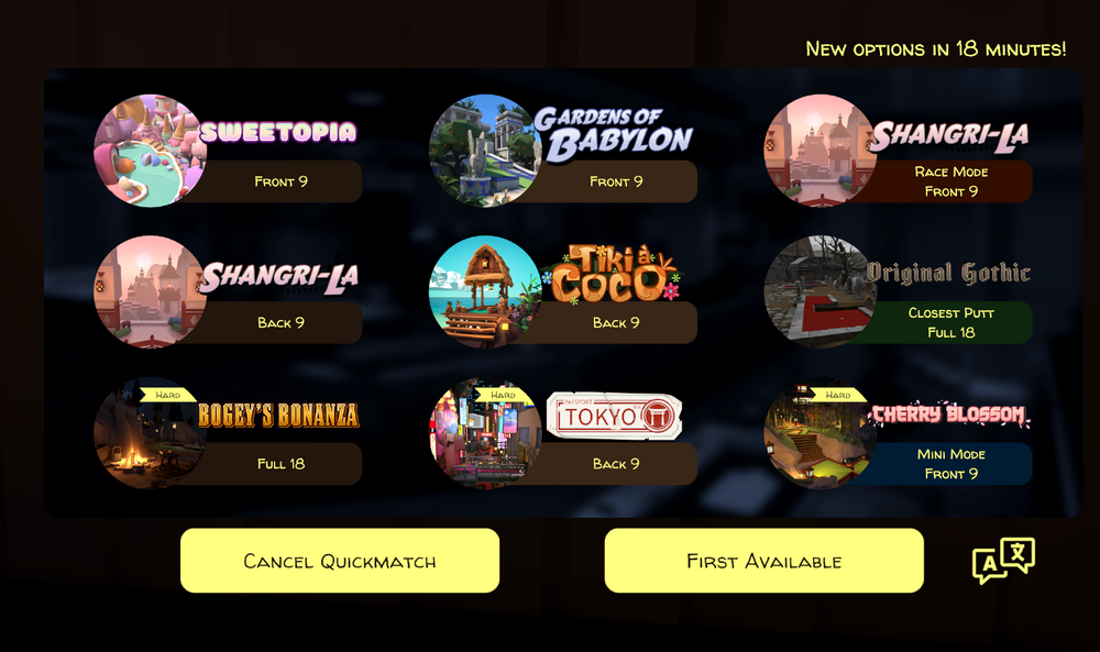 New Quick Match UI Public Test: March 23-27 — Mighty Coconut