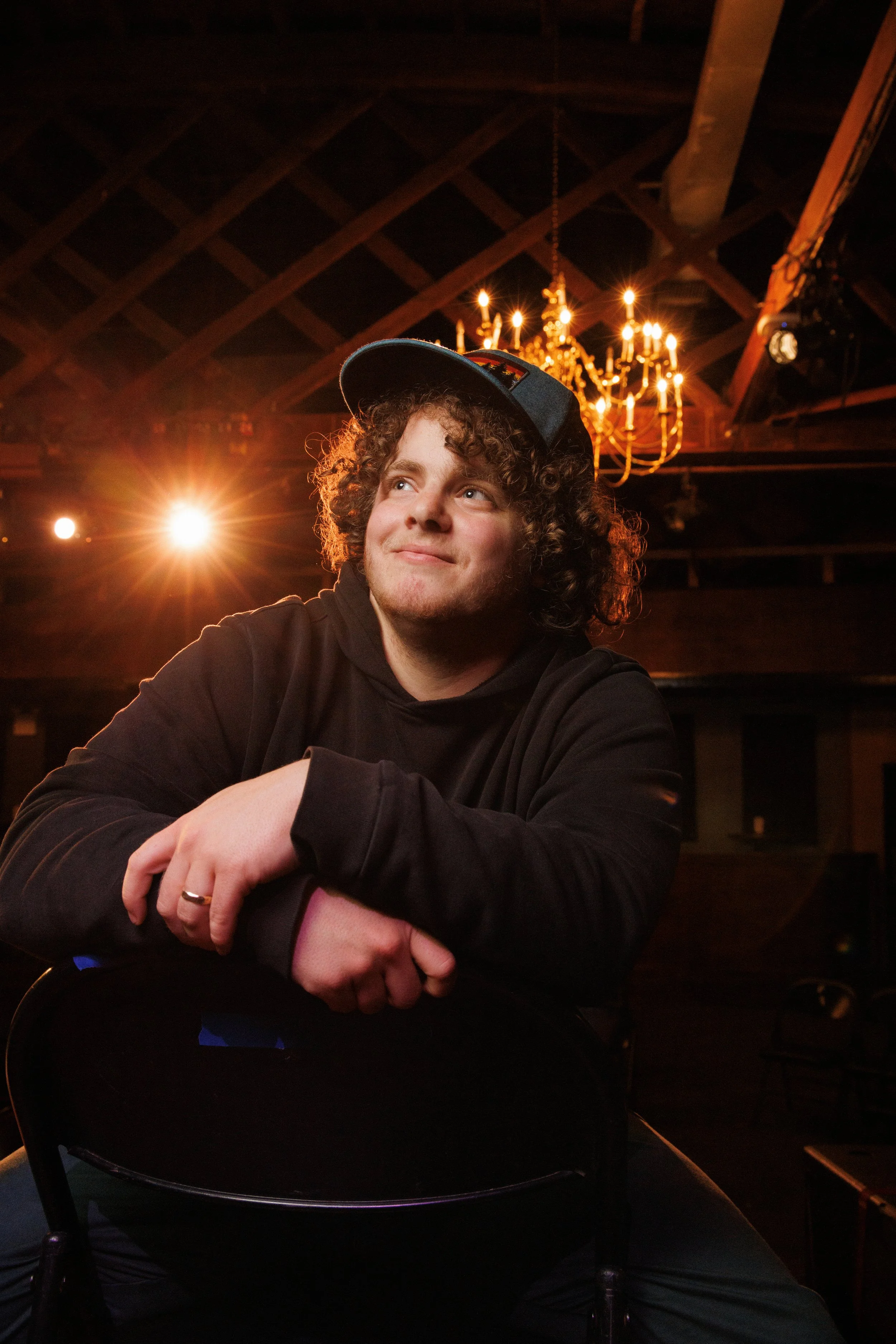 Kate Sisk at the Bell House in Brooklyn, photographed after a comedy show by Mindy Tucker