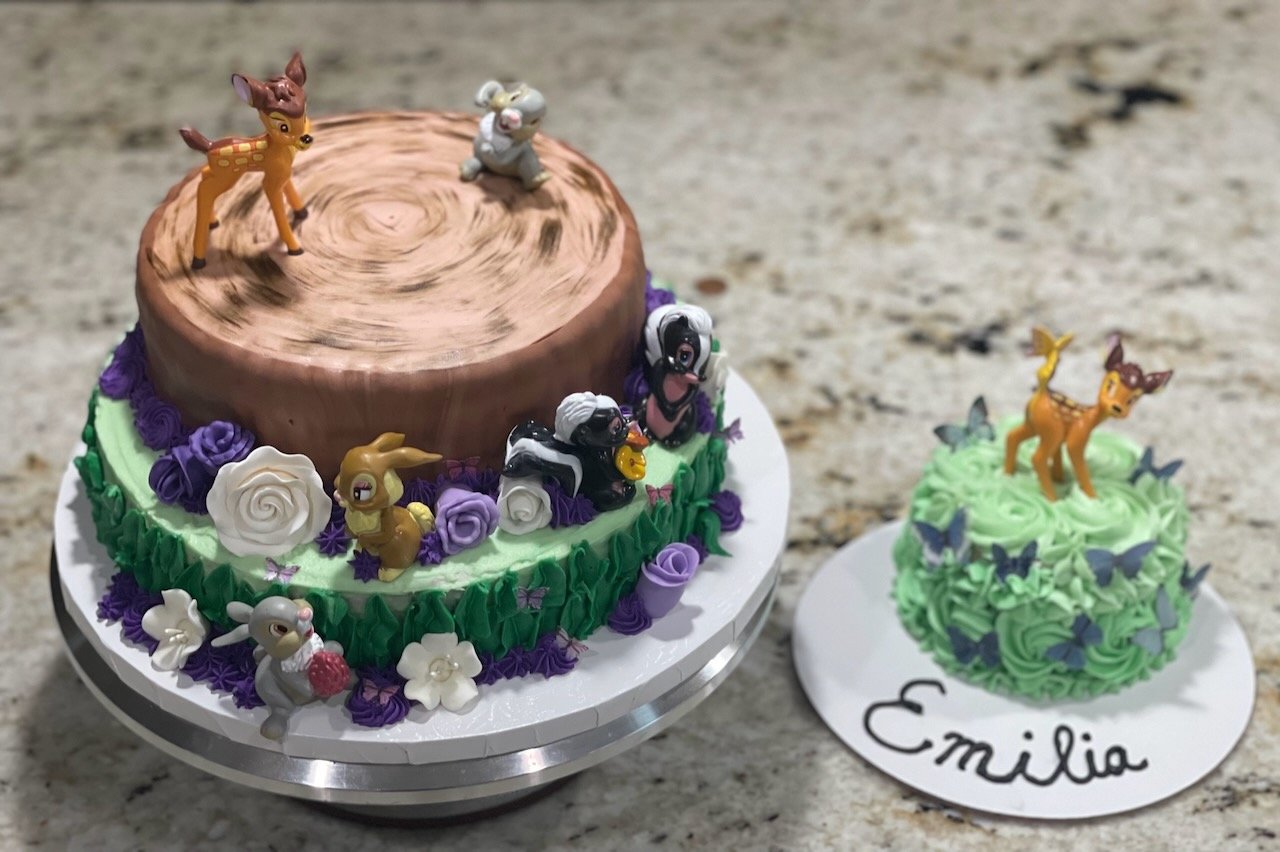 Bambi Themed Cake — Another Mother's Help | Bakery & Cake Shop |Somerville, New Jersey